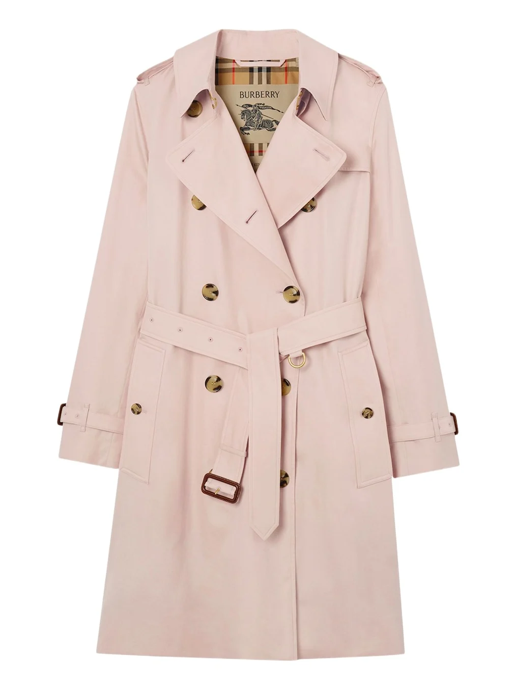 Kensington Belted Double-Breasted Trench Coat Kensington Belted Double-Breasted Trench Coat