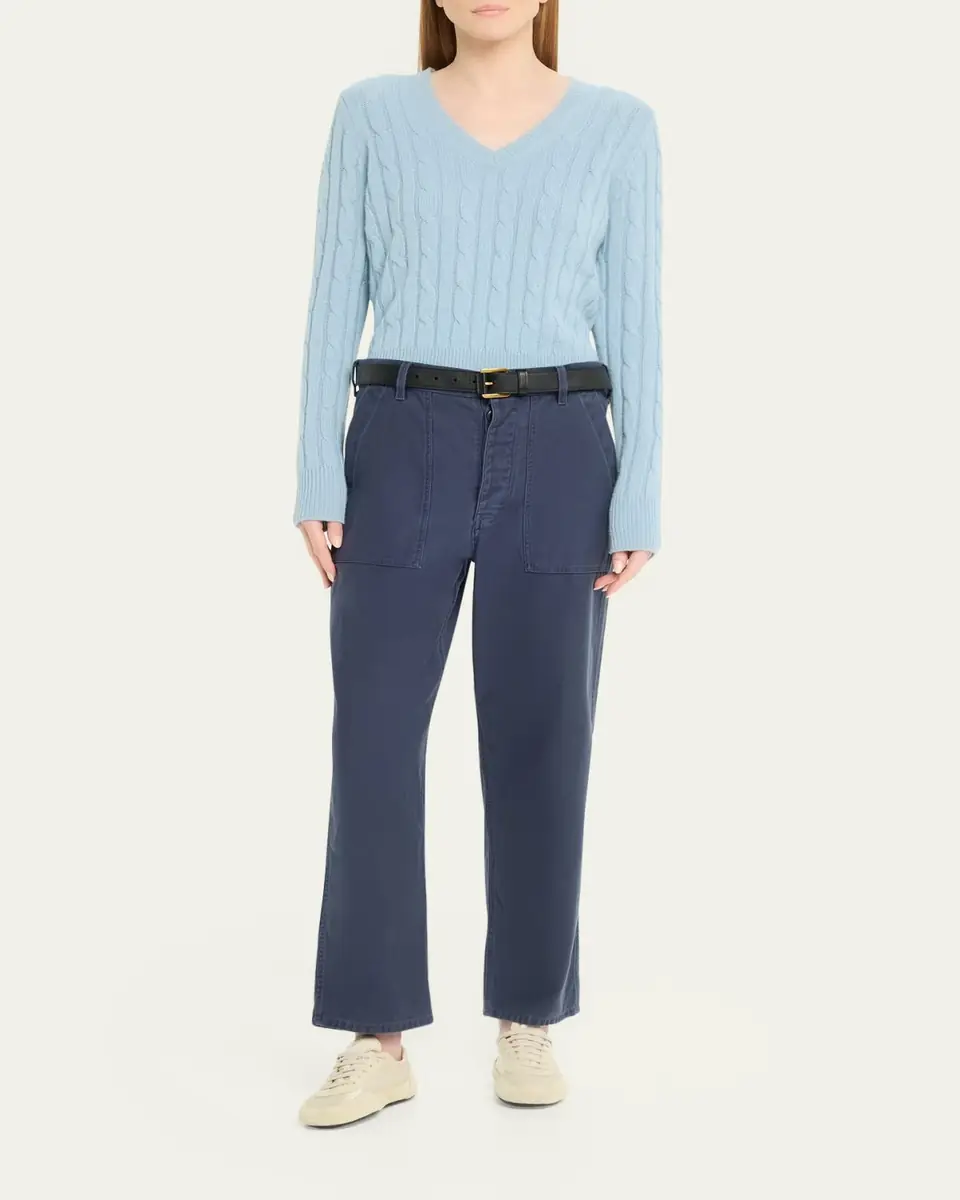 Nili Lotan Camelia Cable-Knit Cashmere Sweater | Thumbnail 2 Nili Lotan Camelia Cable-Knit Cashmere Sweater | Thumbnail 2