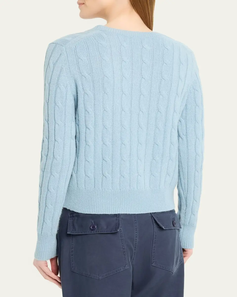 Nili Lotan Camelia Cable-Knit Cashmere Sweater | Thumbnail 3 Nili Lotan Camelia Cable-Knit Cashmere Sweater | Thumbnail 3