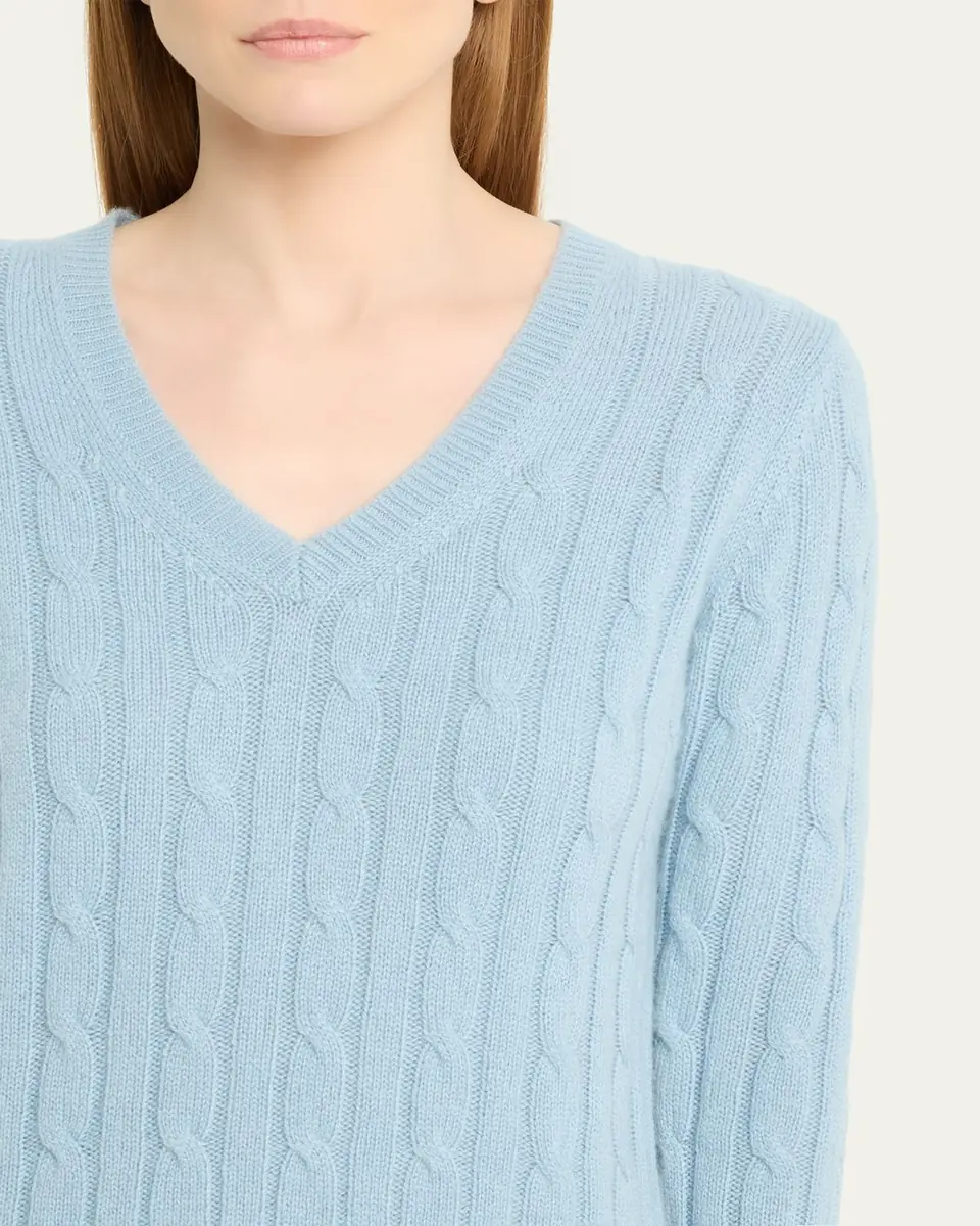 Nili Lotan Camelia Cable-Knit Cashmere Sweater | Thumbnail 5 Nili Lotan Camelia Cable-Knit Cashmere Sweater | Thumbnail 5