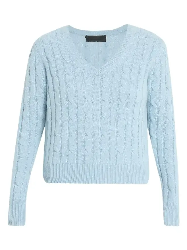 Nili Lotan Camelia Cable-Knit Cashmere Sweater | Thumbnail 1 Nili Lotan Camelia Cable-Knit Cashmere Sweater | Thumbnail 1