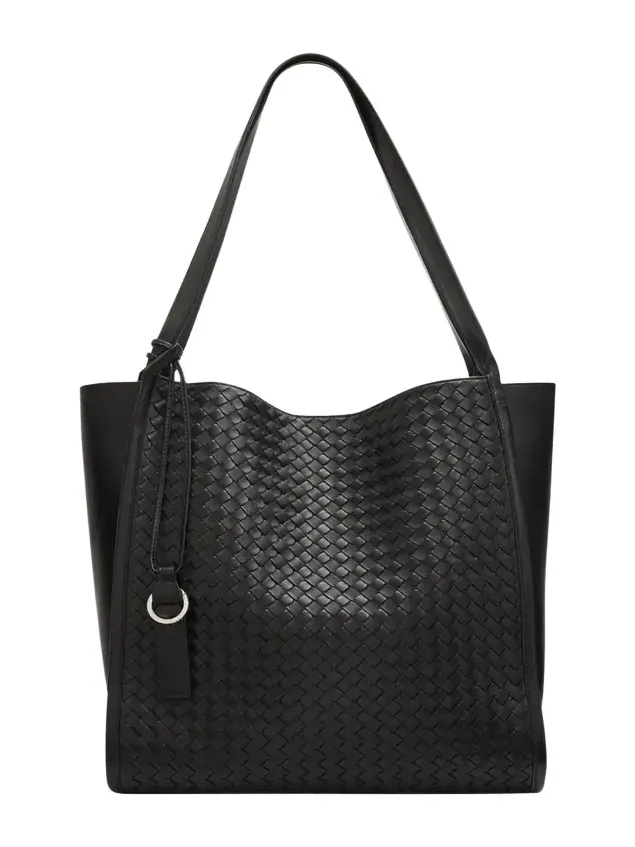 Men's Small Corriere Tote Bag in Intrecciato Leather