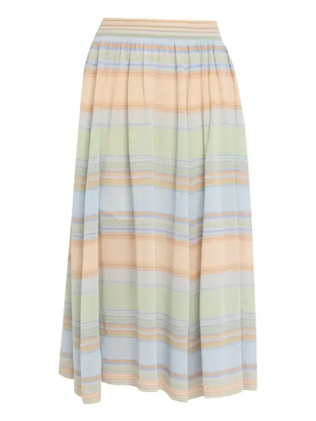 Indra Stripe Circle Skirt
