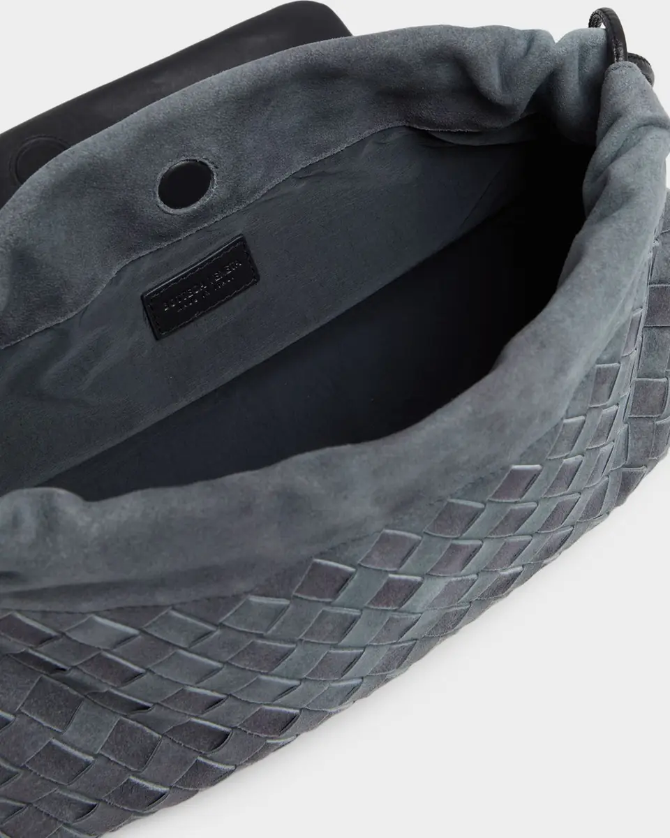 Bottega Veneta Giorno Dustbag Flap-Top Suede Shoulder Bag | Thumbnail 8 Bottega Veneta Giorno Dustbag Flap-Top Suede Shoulder Bag | Thumbnail 8