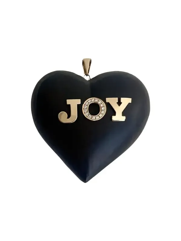 Haute Victoire JOY Ebony and Diamond Pendant