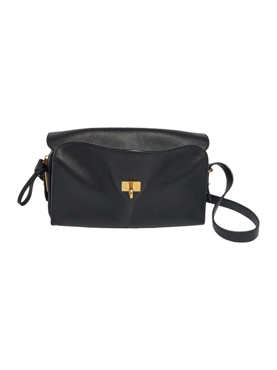 Le 7 Medium Leather Shoulder Bag Le 7 Medium Leather Shoulder Bag