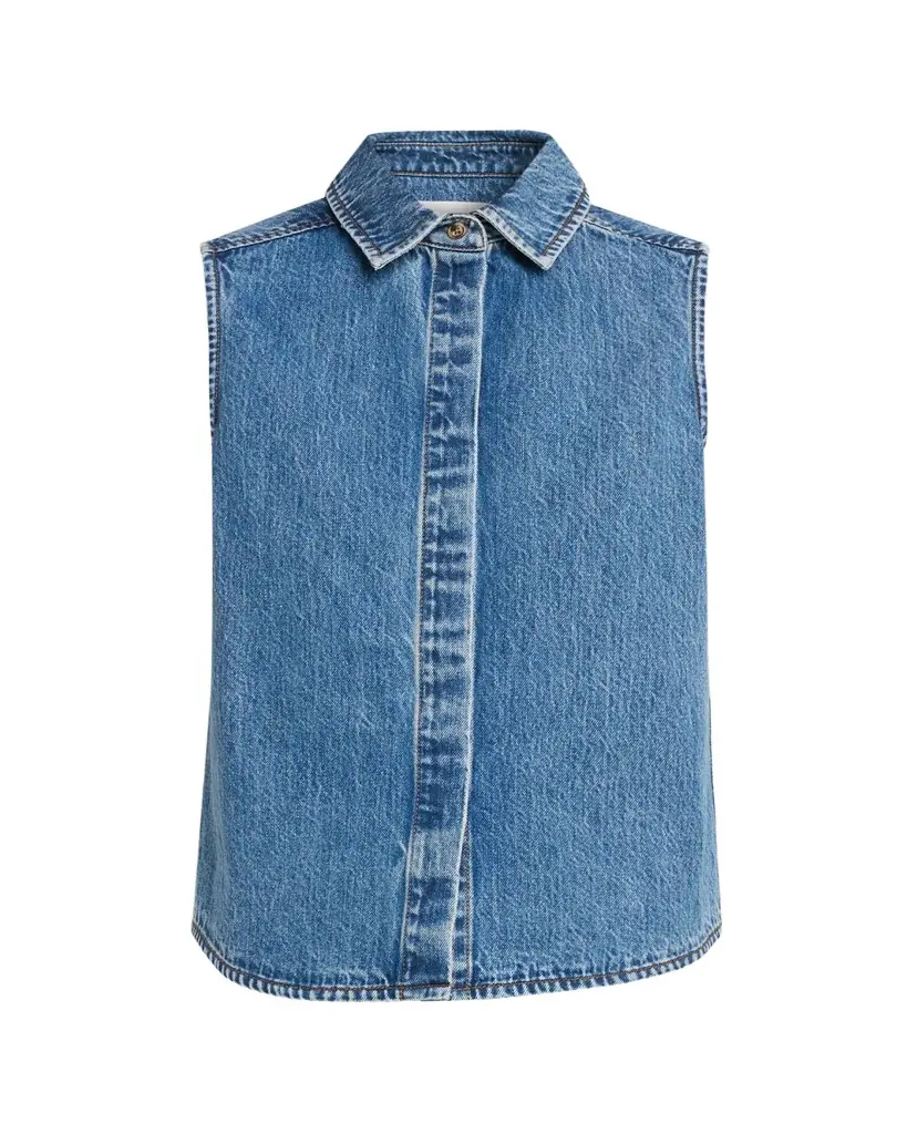 Emma Sleeveless Denim Top Emma Sleeveless Denim Top