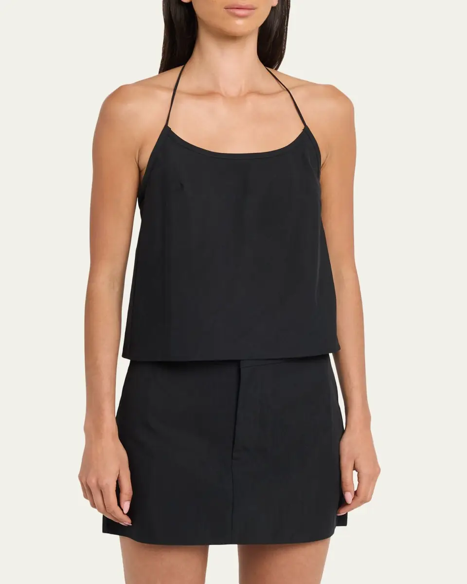 STILL HERE Toggle Halter Tank Top | Thumbnail 4 STILL HERE Toggle Halter Tank Top | Thumbnail 4