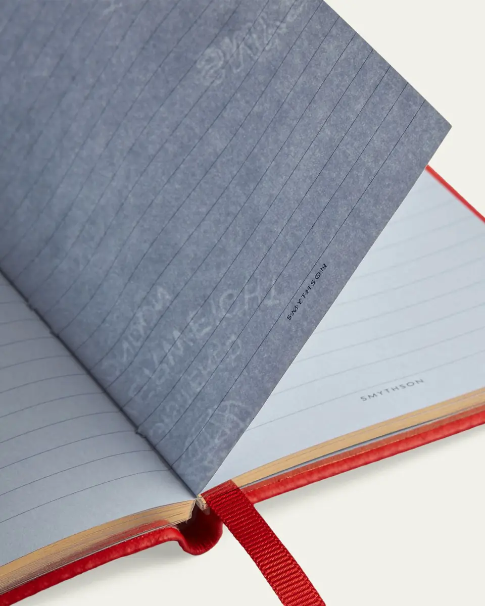 Smythson "Live, Love, Laugh" Panama Leather Pocket Notebook | Thumbnail 3