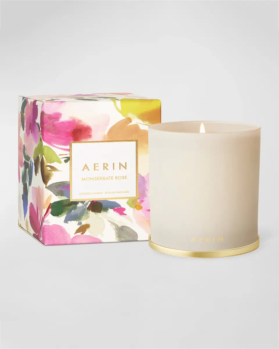 AERIN Monserrate Rose Candle, 9.5oz | Thumbnail 3 AERIN Monserrate Rose Candle, 9.5oz | Thumbnail 3