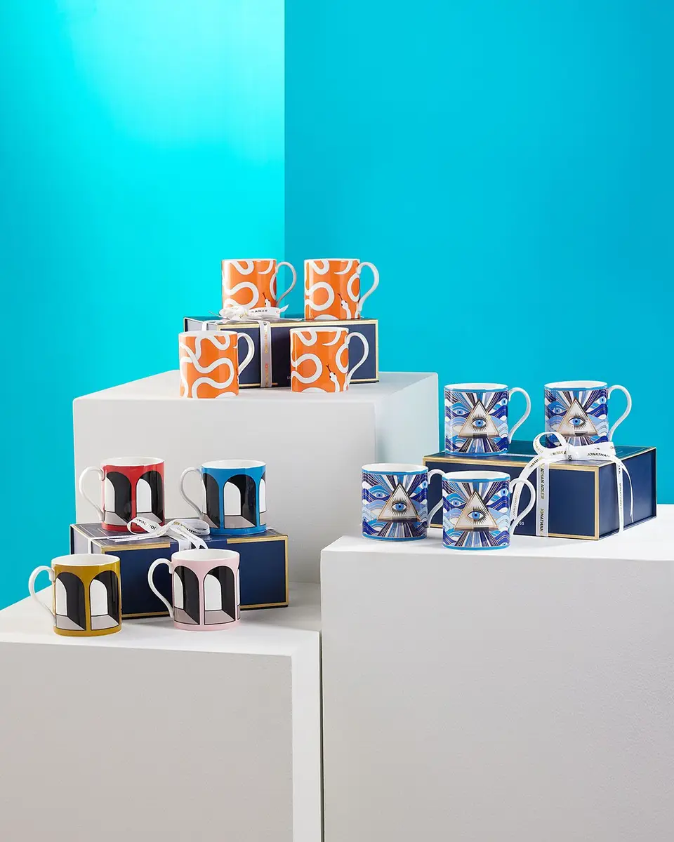 Jonathan Adler Eden Mugs, Set of 4 | Thumbnail 3 Jonathan Adler Eden Mugs, Set of 4 | Thumbnail 3