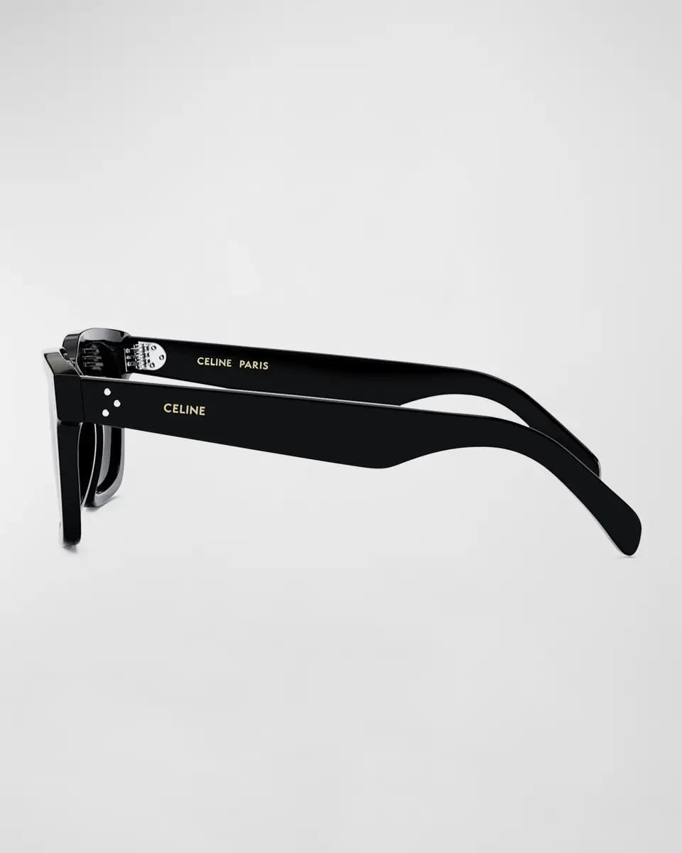 Celine Men's Bold 3-Dots Square Sunglasses | Thumbnail 3 Celine Men's Bold 3-Dots Square Sunglasses | Thumbnail 3