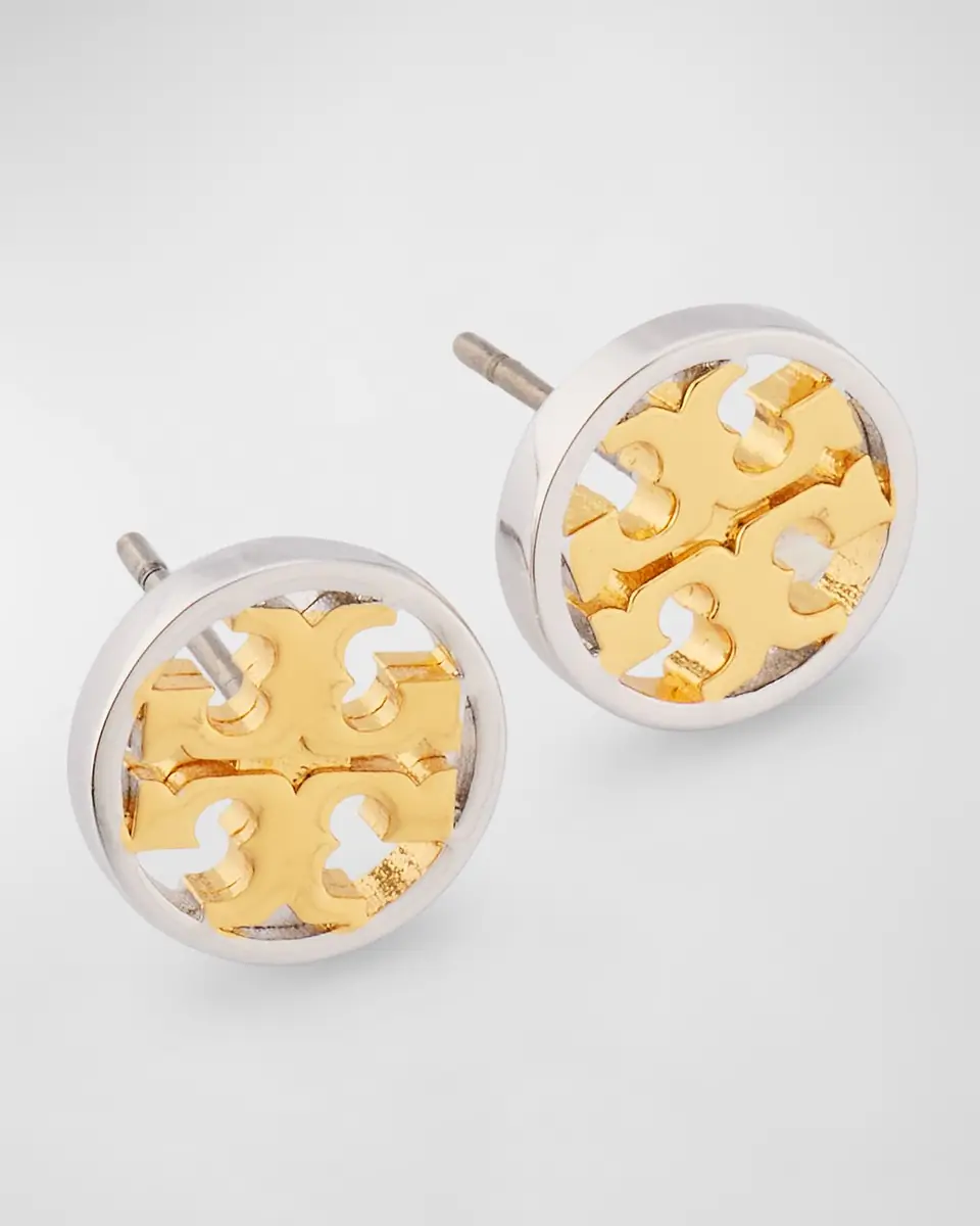 Tory Burch Icon Circle Stud Earrings | Thumbnail 3