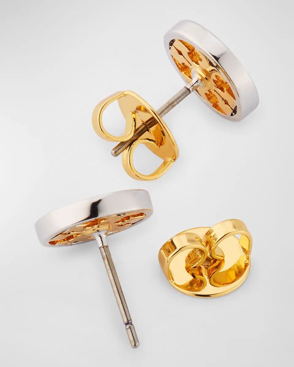 Tory Burch Icon Circle Stud Earrings | Thumbnail 4