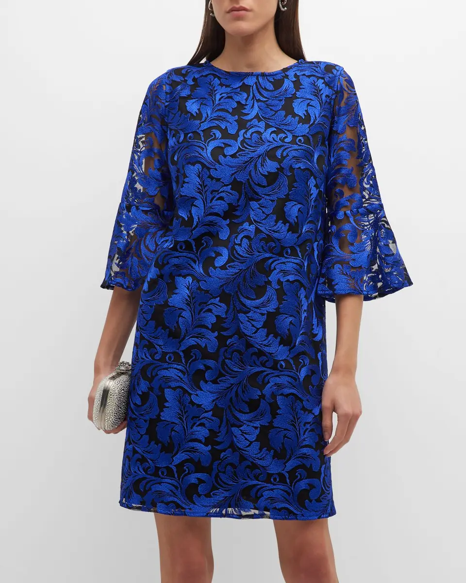 Caroline Rose Bella Soiree Lace Shift Dress | Thumbnail 2