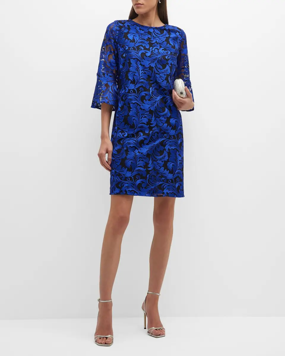 Caroline Rose Bella Soiree Lace Shift Dress | Thumbnail 3