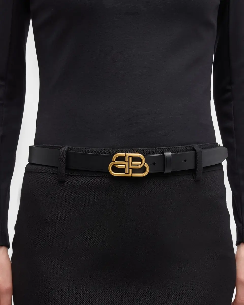 Balenciaga BB Thin Belt | Thumbnail 2