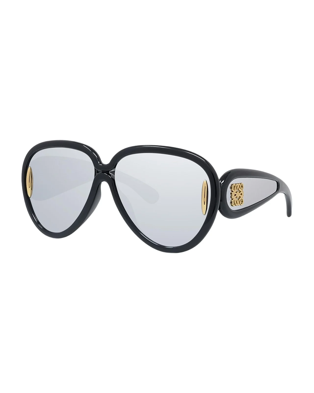 Loewe Men's Anagram Oversized Oval Sunglasses