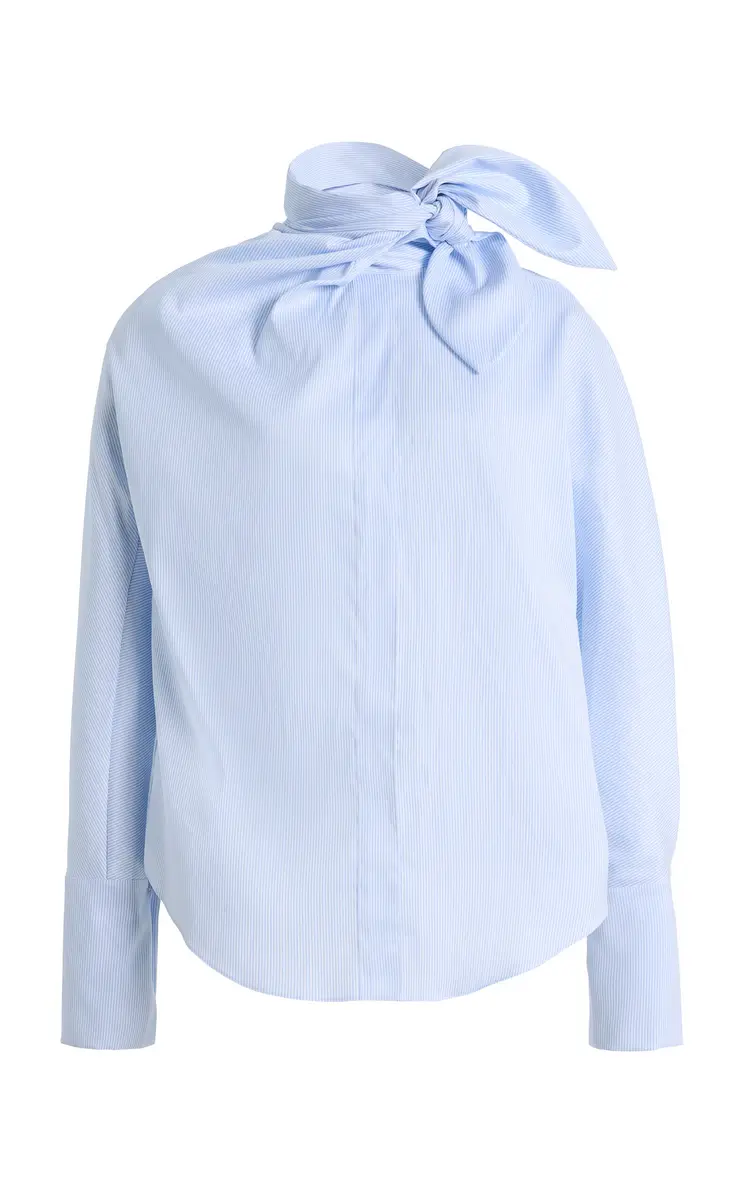 Harithand Exclusive Bow Poplin Shirt