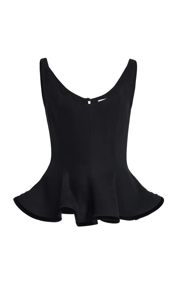 Harithand Exclusive Sleeveless Peplum Top