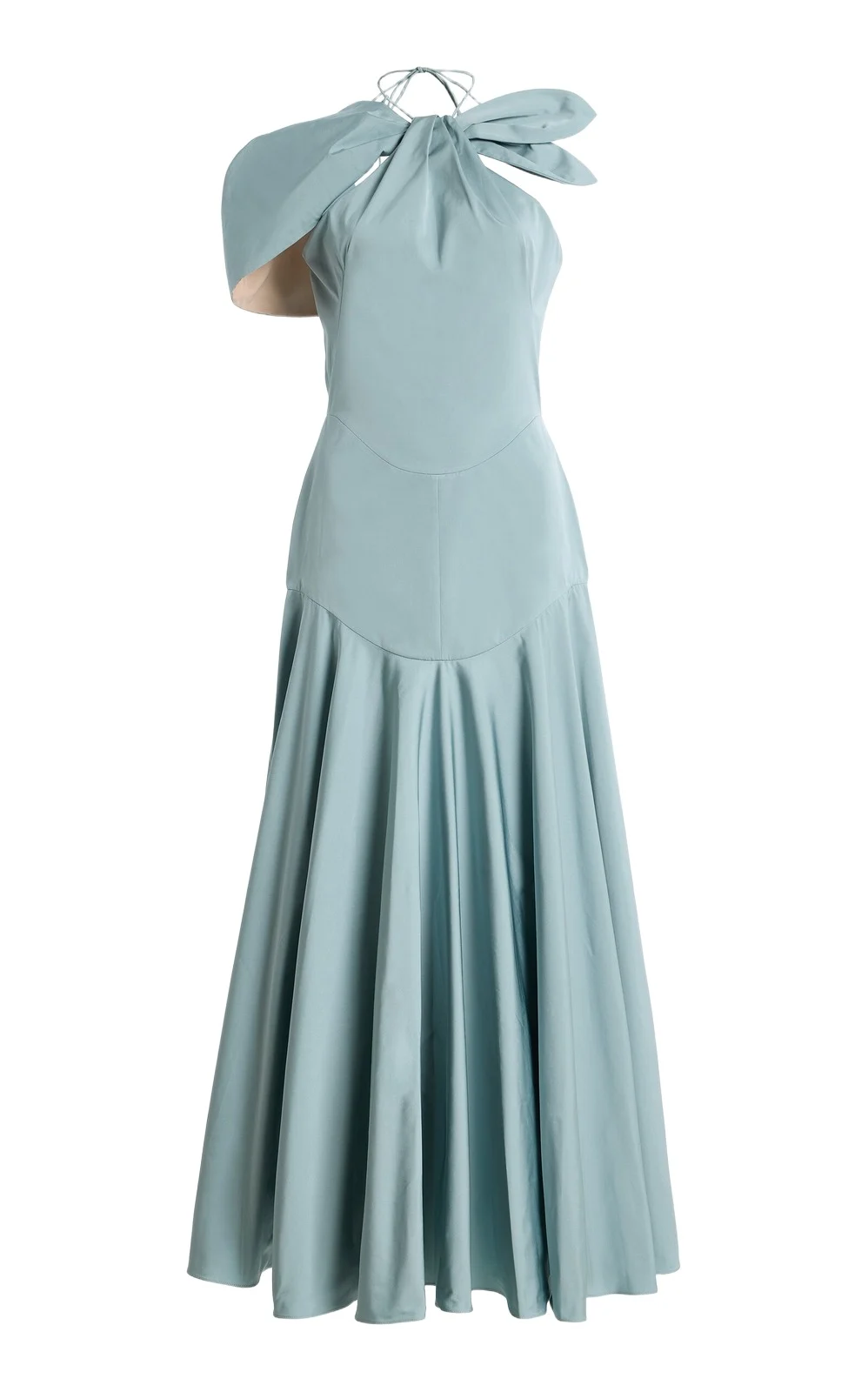 Harithand Exclusive Flared Silk Midi Dress