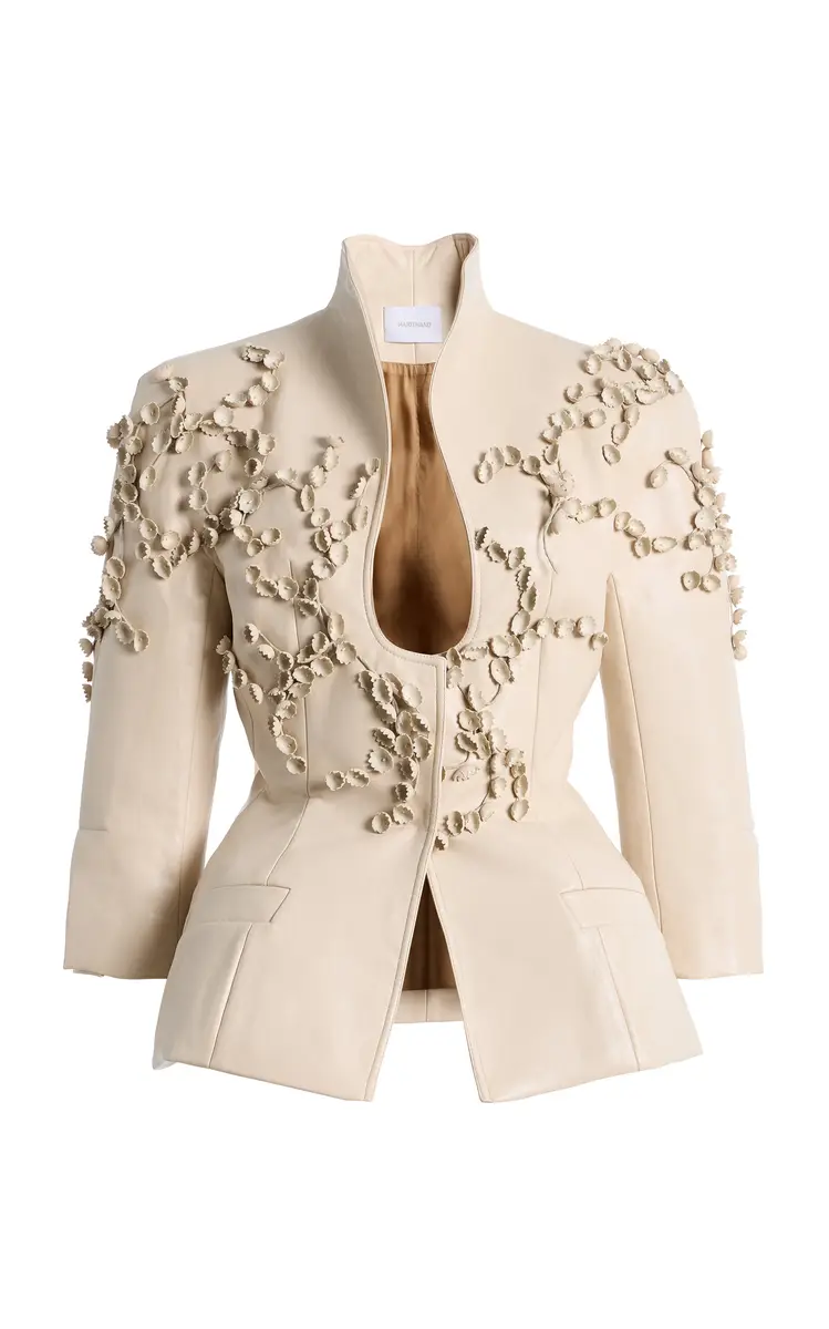 Exclusive Embellished Leather Jacket Exclusive Embellished Leather Jacket