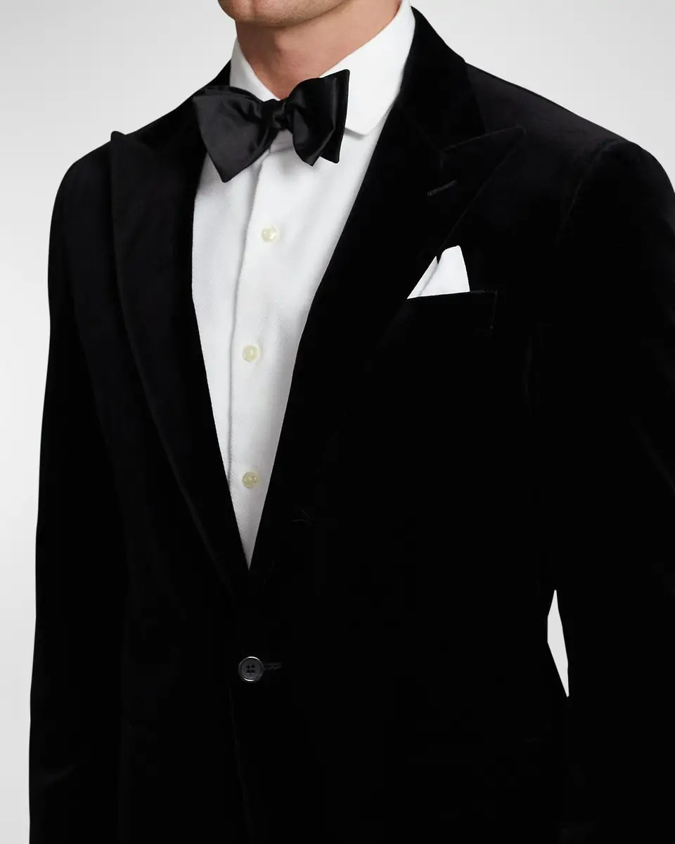 Polo Ralph Lauren Men's Tailored Velvet Evening Jacket | Thumbnail 6 Polo Ralph Lauren Men's Tailored Velvet Evening Jacket | Thumbnail 6