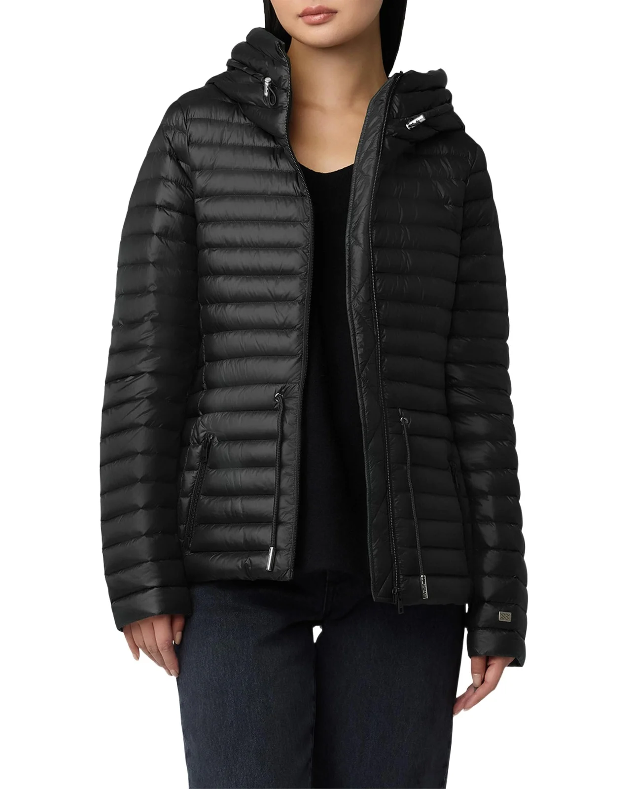 Soia & Kyo Ayleen Hooded Ultra-Lightweight Down Puffer Jacket
