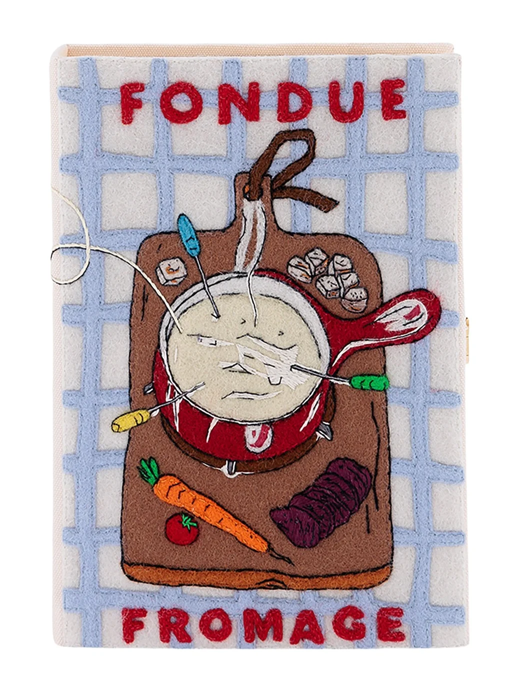 Fondue Fromage Book Clutch Fondue Fromage Book Clutch