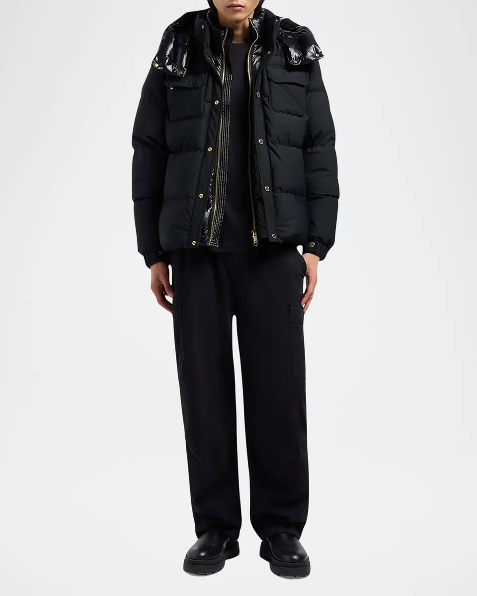 Moose Knuckles Men's Suthep Gold Puffer Jacket | Thumbnail 2