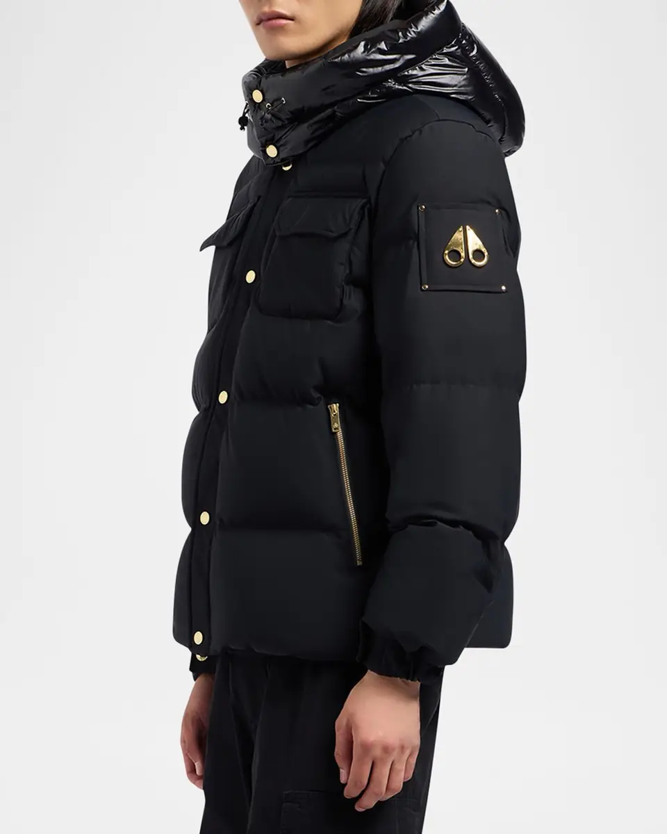 Moose Knuckles Men's Suthep Gold Puffer Jacket | Thumbnail 4