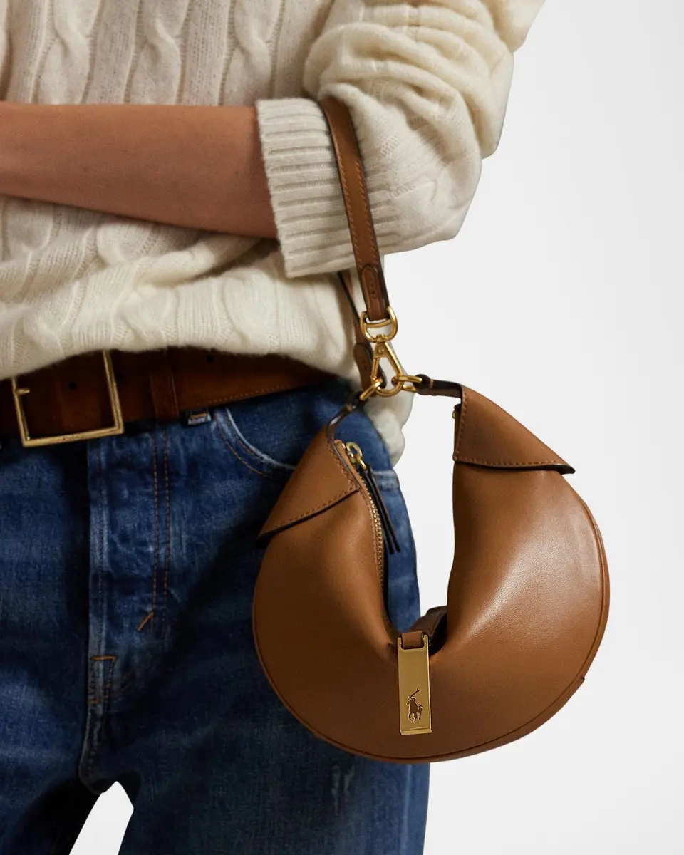 Polo Ralph Lauren Polo ID Calfskin Mini Shoulder Bag | Thumbnail 2 Polo Ralph Lauren Polo ID Calfskin Mini Shoulder Bag | Thumbnail 2
