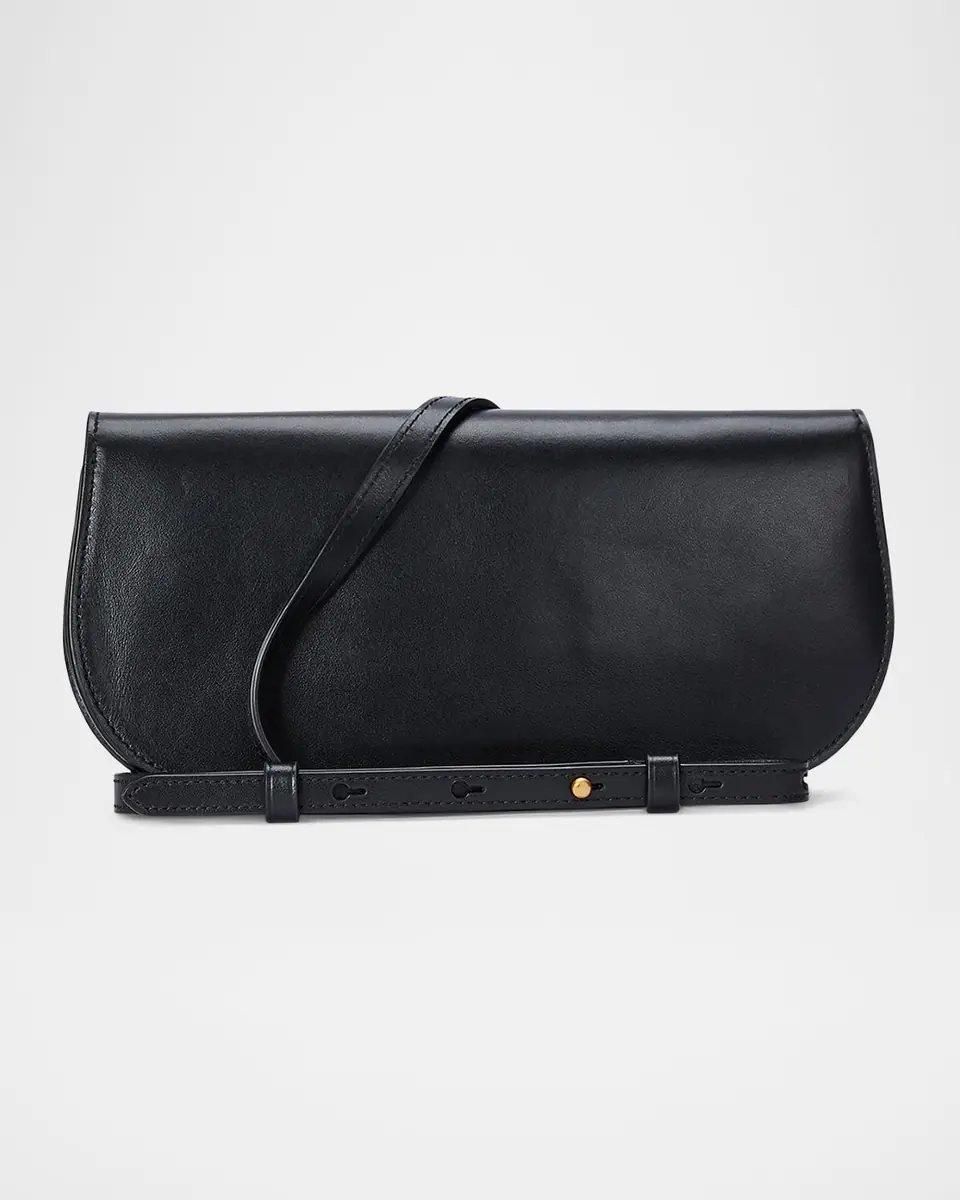 Polo Ralph Lauren Polo ID Leather Medium Clutch-Bag | Thumbnail 5 Polo Ralph Lauren Polo ID Leather Medium Clutch-Bag | Thumbnail 5