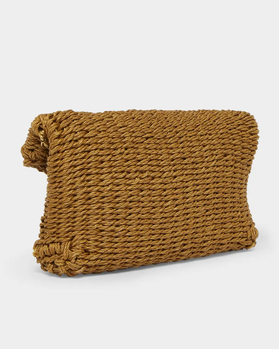 Saint Laurent Cassandre Small YSL Clutch Bag in Raffia | Thumbnail 3 Saint Laurent Cassandre Small YSL Clutch Bag in Raffia | Thumbnail 3