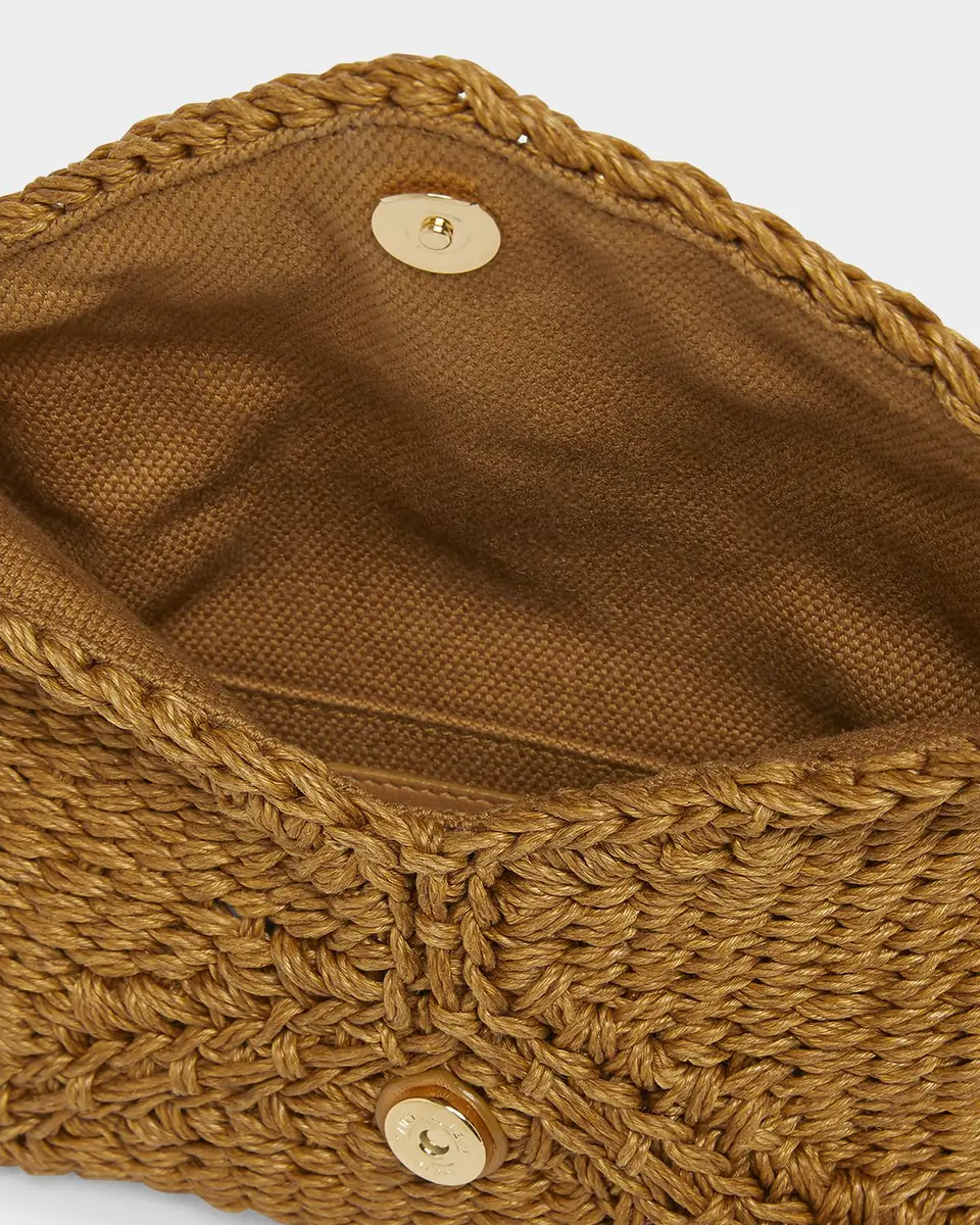 Saint Laurent Cassandre Small YSL Clutch Bag in Raffia | Thumbnail 4 Saint Laurent Cassandre Small YSL Clutch Bag in Raffia | Thumbnail 4