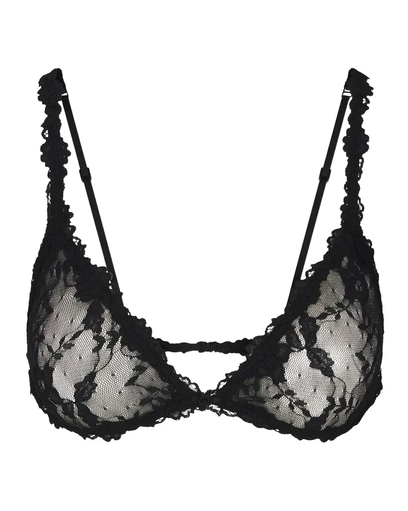 Stretch Lace Triangle Bralette