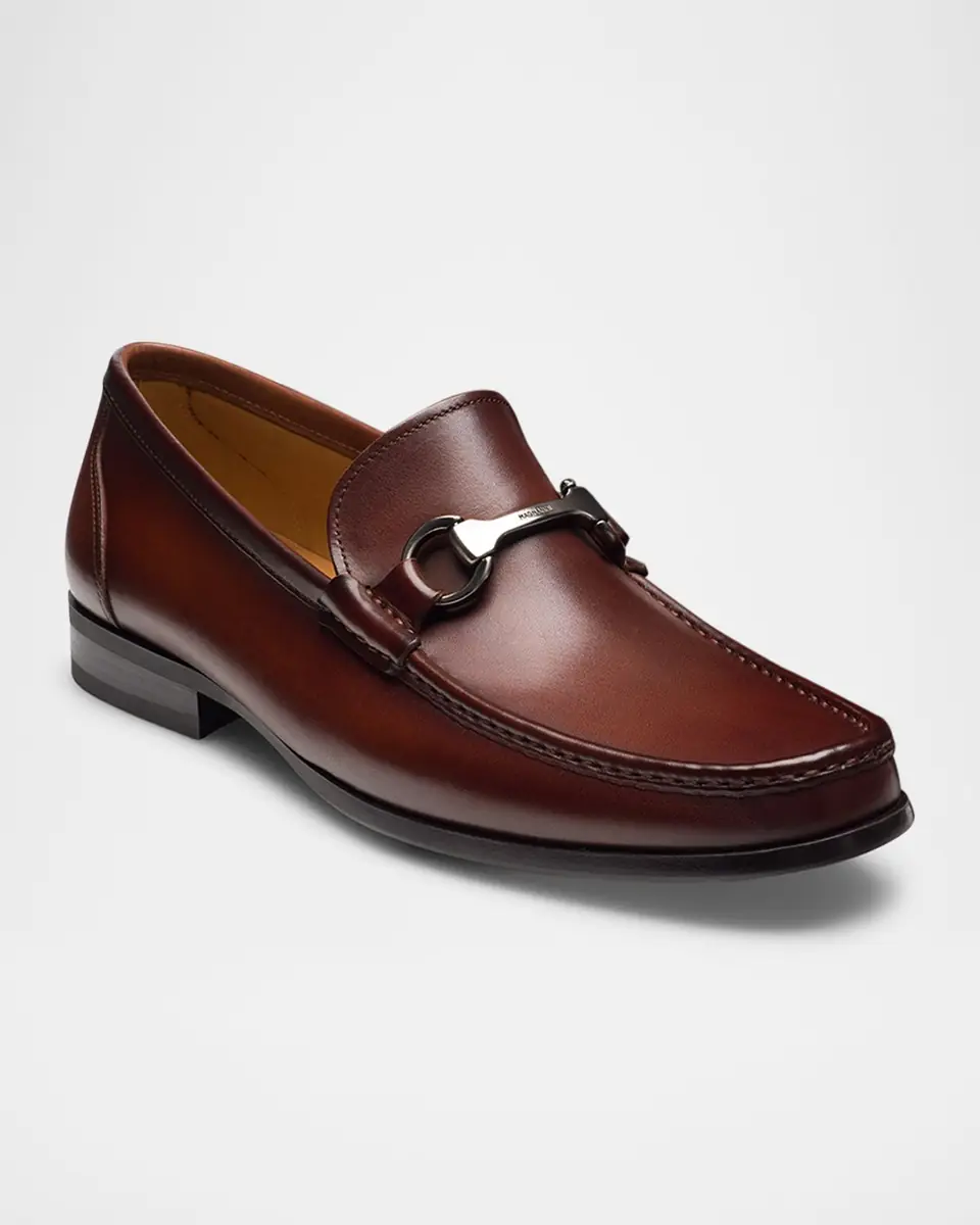 Magnanni Men's Gentry Calf Leather Bit Loafers | Thumbnail 2 Magnanni Men's Gentry Calf Leather Bit Loafers | Thumbnail 2