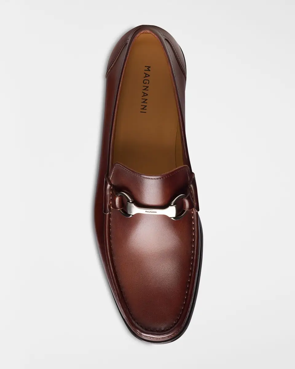 Magnanni Men's Gentry Calf Leather Bit Loafers | Thumbnail 4 Magnanni Men's Gentry Calf Leather Bit Loafers | Thumbnail 4