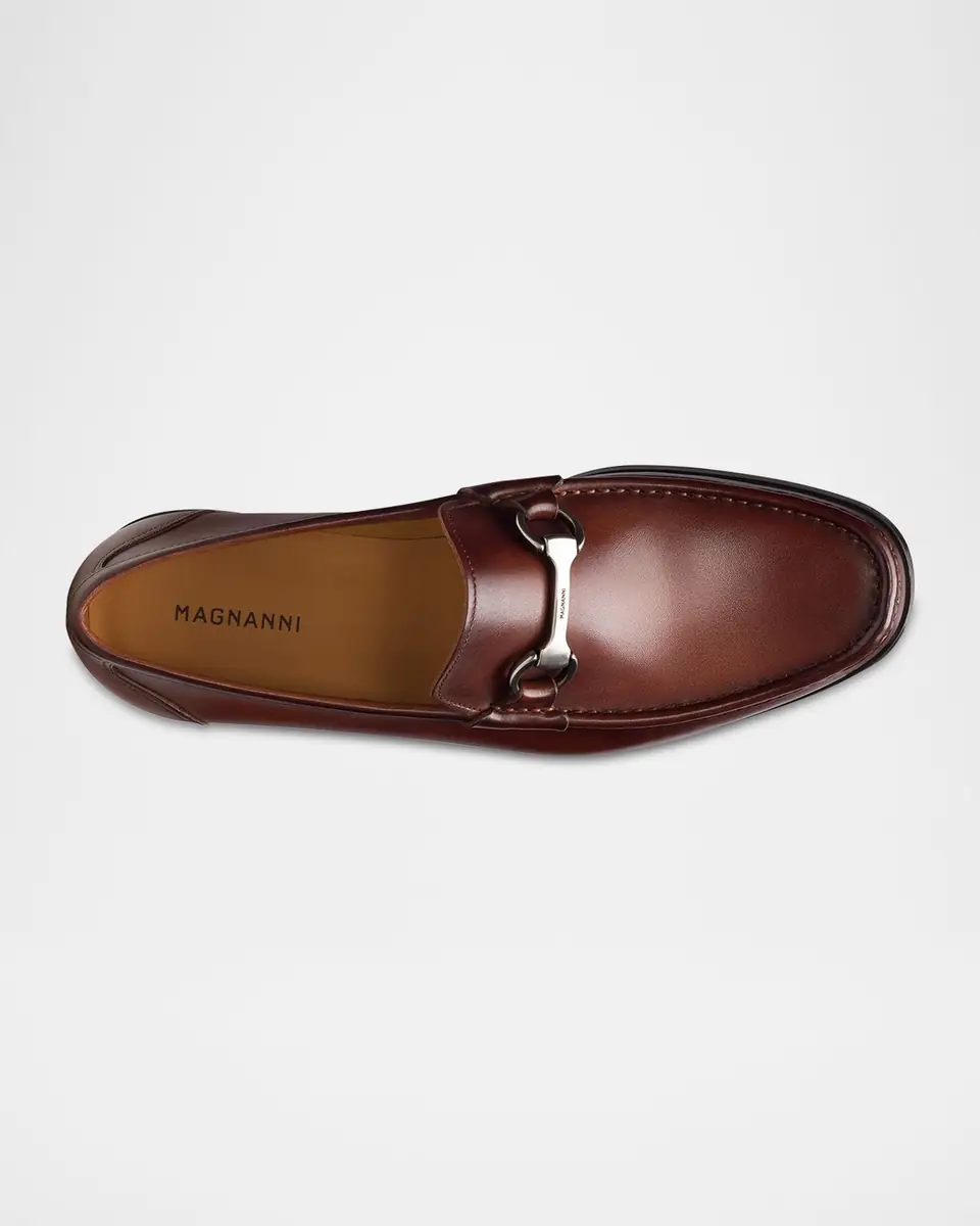 Magnanni Men's Gentry Calf Leather Bit Loafers | Thumbnail 5 Magnanni Men's Gentry Calf Leather Bit Loafers | Thumbnail 5