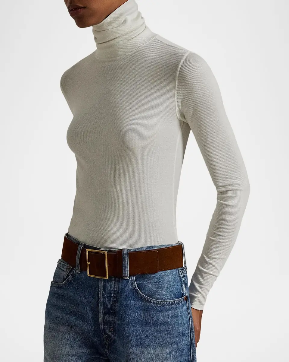 Polo Ralph Lauren Rib-Knit Turtleneck Pullover | Thumbnail 4 Polo Ralph Lauren Rib-Knit Turtleneck Pullover | Thumbnail 4