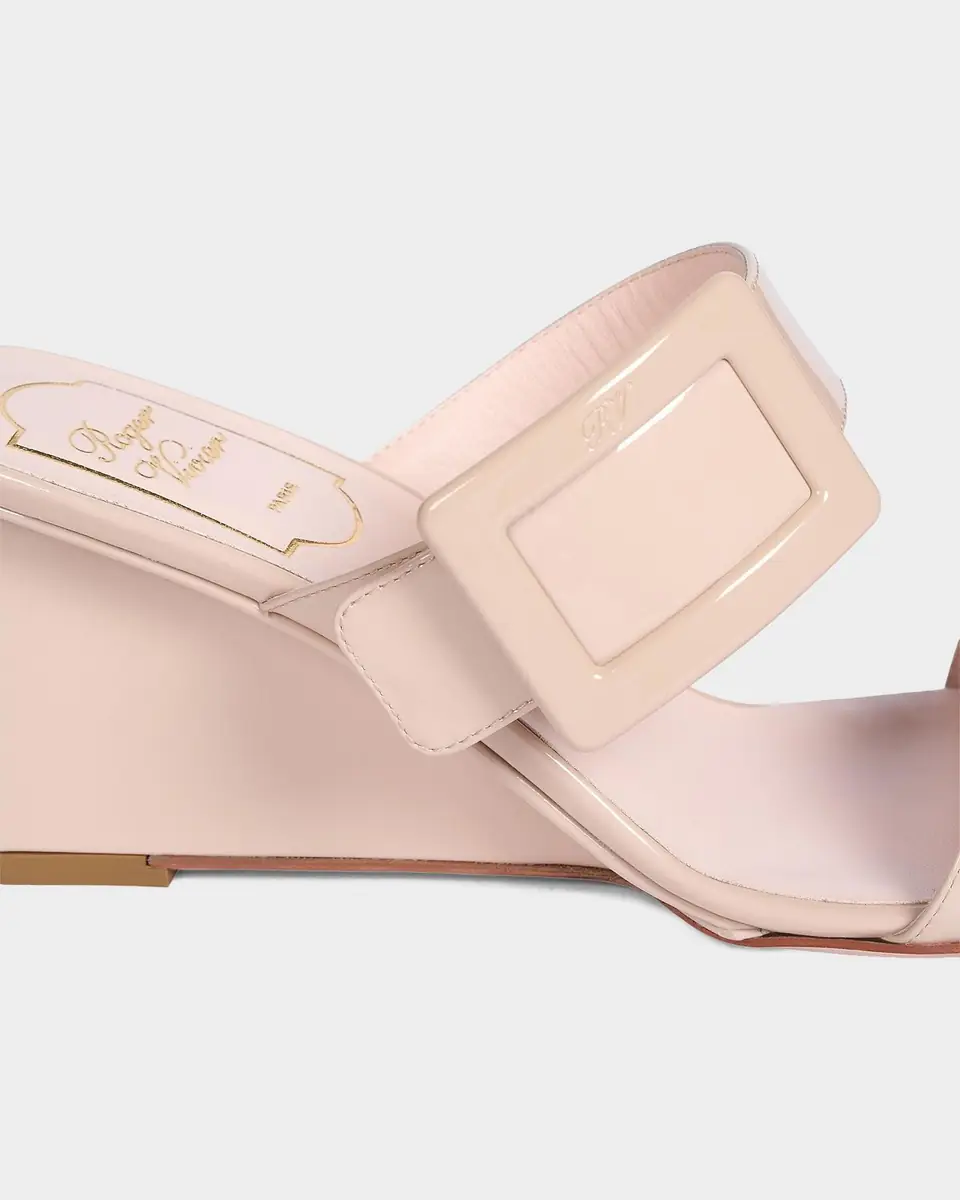 Roger Vivier 60mm Belle Vivier Patent Leather Wedge Mule Sandals | Thumbnail 6 Roger Vivier 60mm Belle Vivier Patent Leather Wedge Mule Sandals | Thumbnail 6