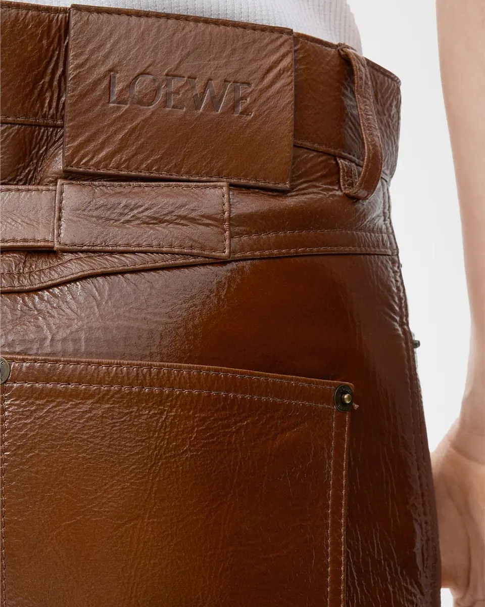 Loewe Degradé Suede Straight-Leg Pants | Thumbnail 5 Loewe Degradé Suede Straight-Leg Pants | Thumbnail 5