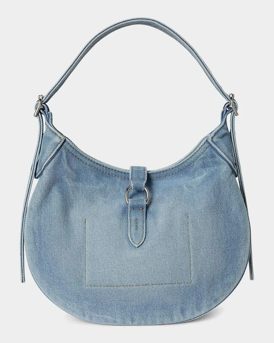 Polo Ralph Lauren Polo ID Denim Small Shoulder Bag | Thumbnail 2 Polo Ralph Lauren Polo ID Denim Small Shoulder Bag | Thumbnail 2