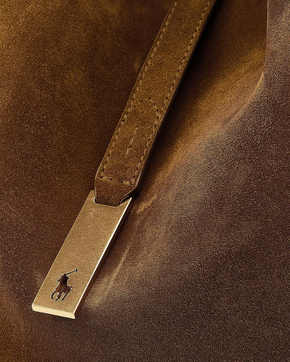 Polo Ralph Lauren Polo ID Suede Large Shoulder Bag | Thumbnail 5 Polo Ralph Lauren Polo ID Suede Large Shoulder Bag | Thumbnail 5
