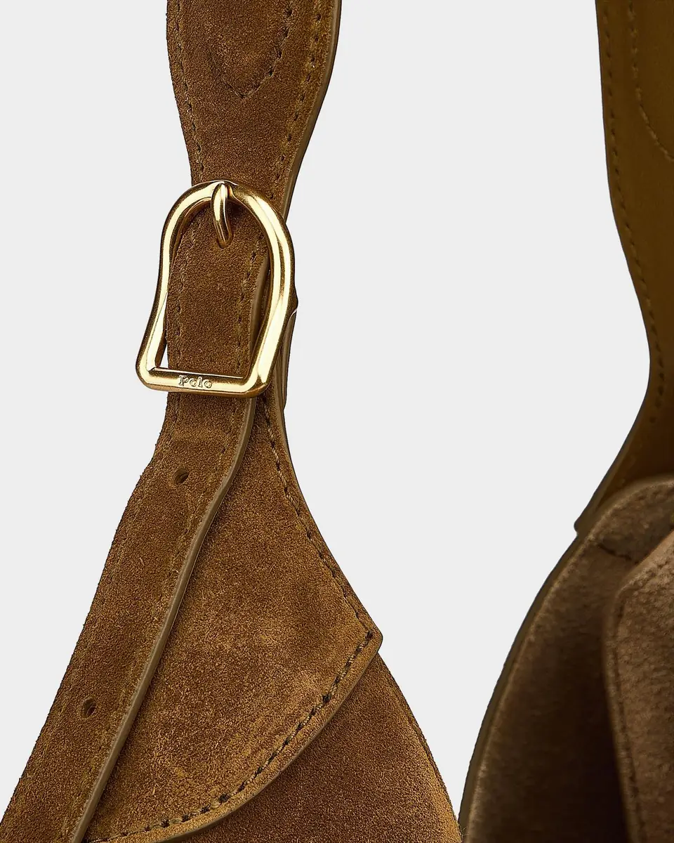 Polo Ralph Lauren Polo ID Suede Large Shoulder Bag | Thumbnail 6 Polo Ralph Lauren Polo ID Suede Large Shoulder Bag | Thumbnail 6