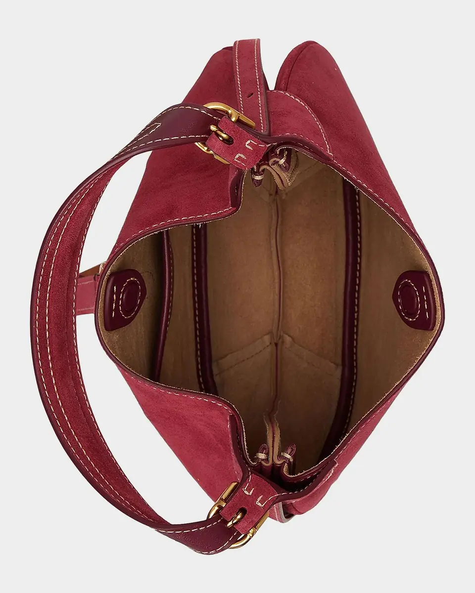 Polo Ralph Lauren Polo ID Suede Small Shoulder Bag | Thumbnail 3 Polo Ralph Lauren Polo ID Suede Small Shoulder Bag | Thumbnail 3
