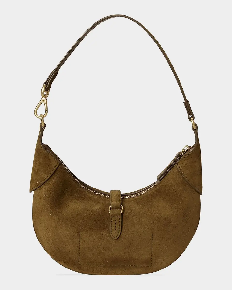 Polo Ralph Lauren Polo ID Suede Mini Shoulder Bag | Thumbnail 2 Polo Ralph Lauren Polo ID Suede Mini Shoulder Bag | Thumbnail 2