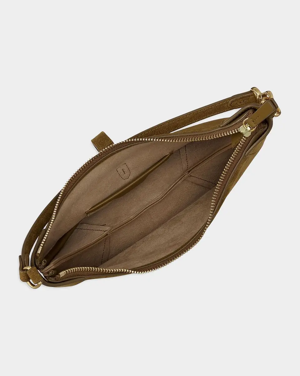 Polo Ralph Lauren Polo ID Suede Mini Shoulder Bag | Thumbnail 3 Polo Ralph Lauren Polo ID Suede Mini Shoulder Bag | Thumbnail 3