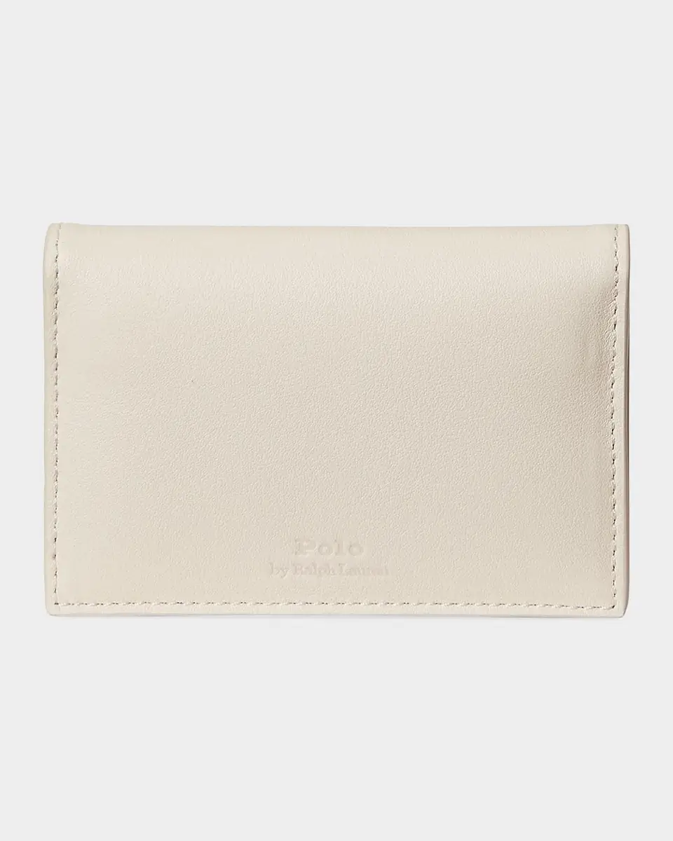Polo Ralph Lauren Polo Bear Leather Flapped Card Case | Thumbnail 3 Polo Ralph Lauren Polo Bear Leather Flapped Card Case | Thumbnail 3