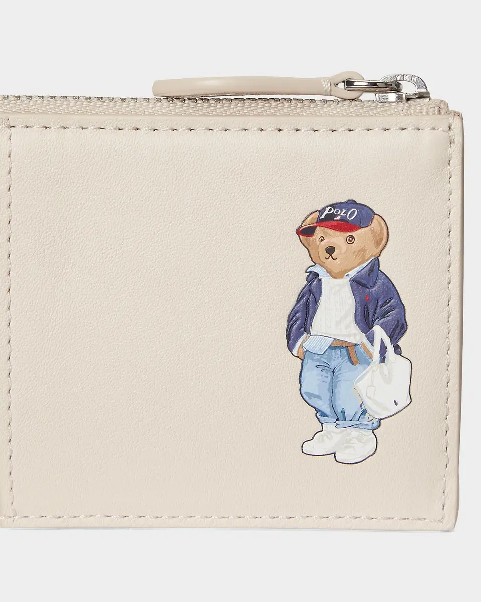 Polo Ralph Lauren Polo Bear Leather Zip Card Case | Thumbnail 3 Polo Ralph Lauren Polo Bear Leather Zip Card Case | Thumbnail 3